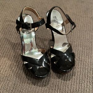 Michael Kors Patent Leather Platform Sandals